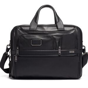 NIB TUMI Alpha Expandable Organizer Laptop Briefcase - 15-Inch Laptop Briefcase